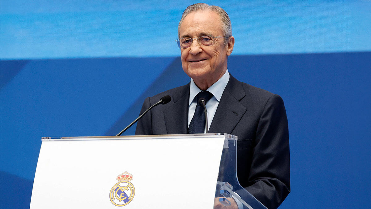 El presidente del Real Madrid, Florentino Pérez - REUTERS/JUAN MEDINA