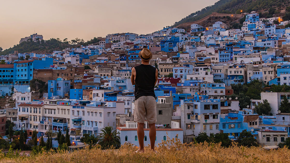 Vista de la ciudad de Chefchaouen, Marruecos - <a data-cke-saved-href="https://depositphotos.com/es/?/" href="https://depositphotos.com/es/?/">Depositphotos</a>