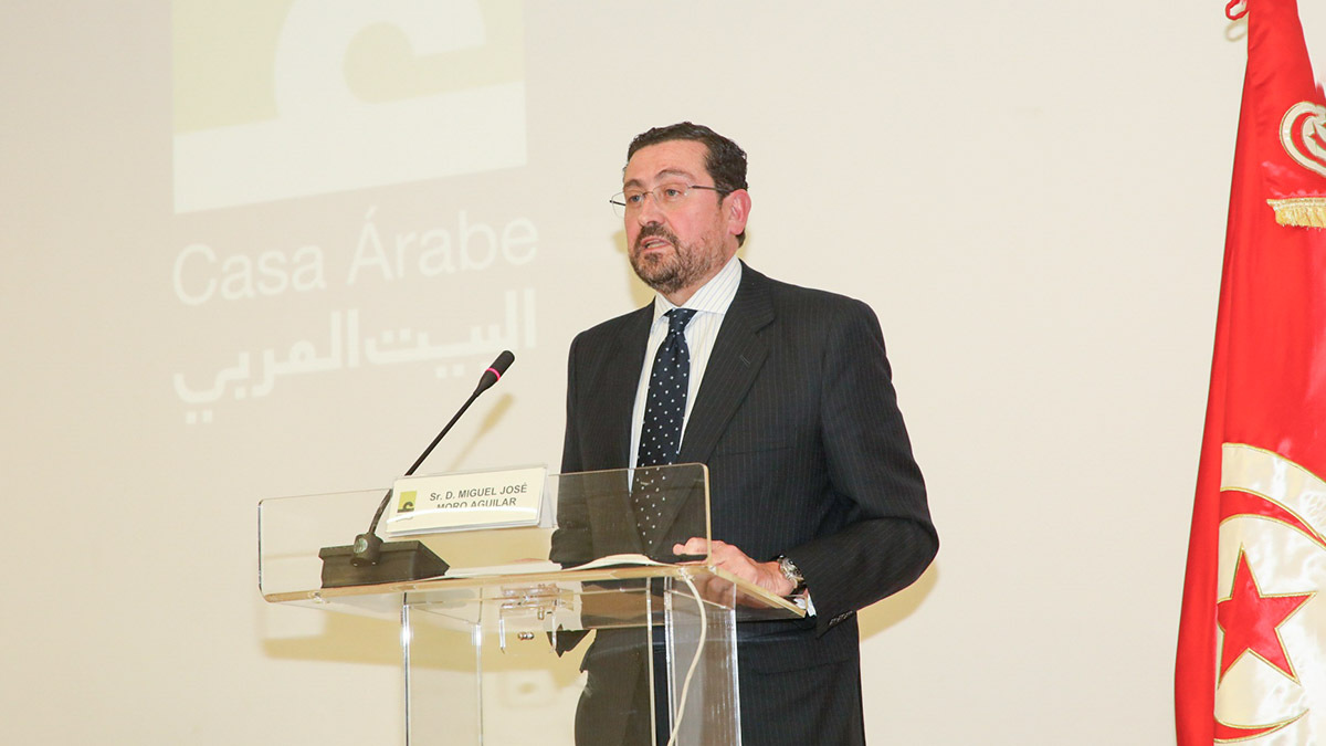 Miguel José Moro Aguilar, director de la Casa Árabe de Madrid - PHOTO/ JULIA ROBLES