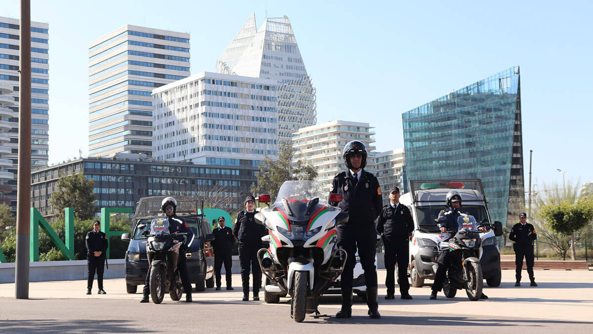 Miembros de la Dirección General de Seguridad Nacional (DGSN) de Marruecos - PHOTO/@DGSN_MAROC