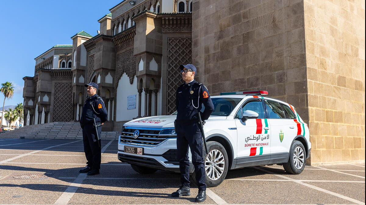 Miembros de la Dirección General de Seguridad Nacional (DGSN) de Marruecos - PHOTO/@DGSN_MAROC