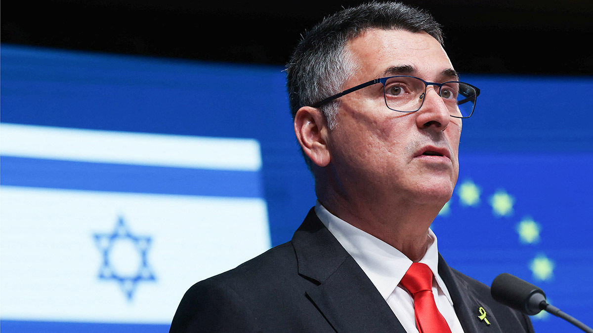 Gideon Saar, Ministro de Asuntos Exteriores israelí - REUTERS/ YVES HERMAN