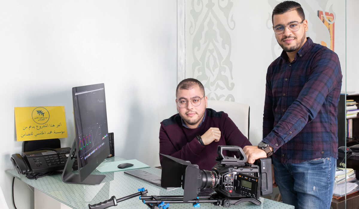 Trabajadores realizando programas de la Fundación Mohammed VI para la Reinserción de Reclusos - PHOTO/ FUNDACIÓN MOHAMMED VI
