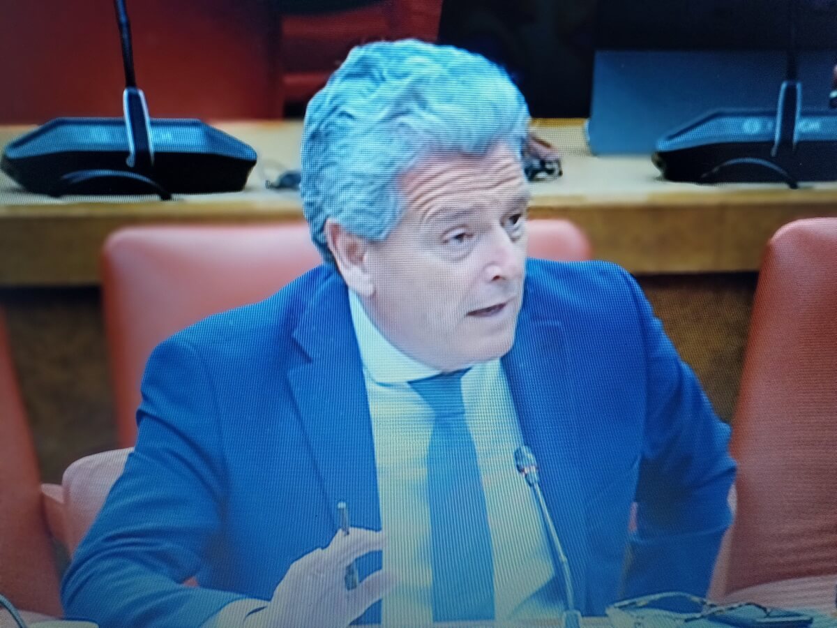 El diputado Ricardo Tarno (PP) ha calificado de impresentable el haber recibido un informe de 184 páginas con muy escaso margen de tiempo para su estudio - PHOTO/Congreso de los Diputados-JPons