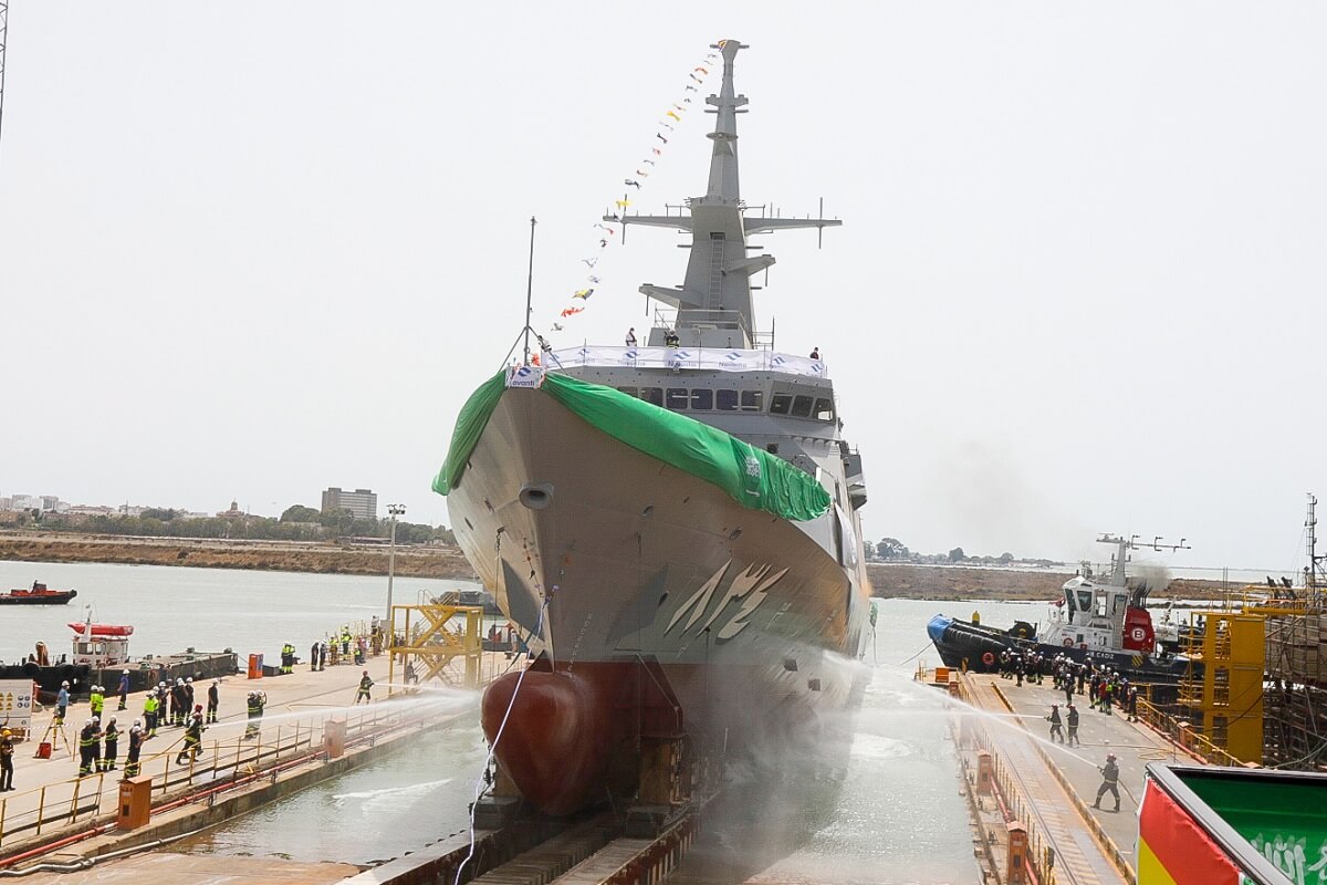 El tercer gran destino de las exportaciones de plataformas de defensa españolas ha sido Arabia Saudí, con 562 millones de euros, el 14,9 por ciento de la facturación total de 2023 - PHOTO/Navantia