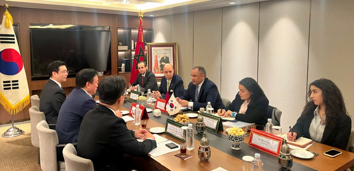 Encuentro Marruecos-Corea del Sur – PHOTO/MINISTERIO DE INDUSTRIA Y COMERCIO DE MARRUECOS/X/REDES SOCIALES/@mcinetgov_ma