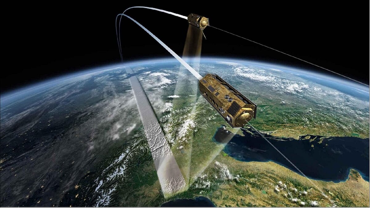 La pareja de satélites Paz 2, de diseño semejante a su hermano mayor Paz, embarcan tecnología radar de apertura sintética de nueva generación, están en la vanguardia del estado del arte para obtener imágenes de muy alta resolución - PHOTO/DLR