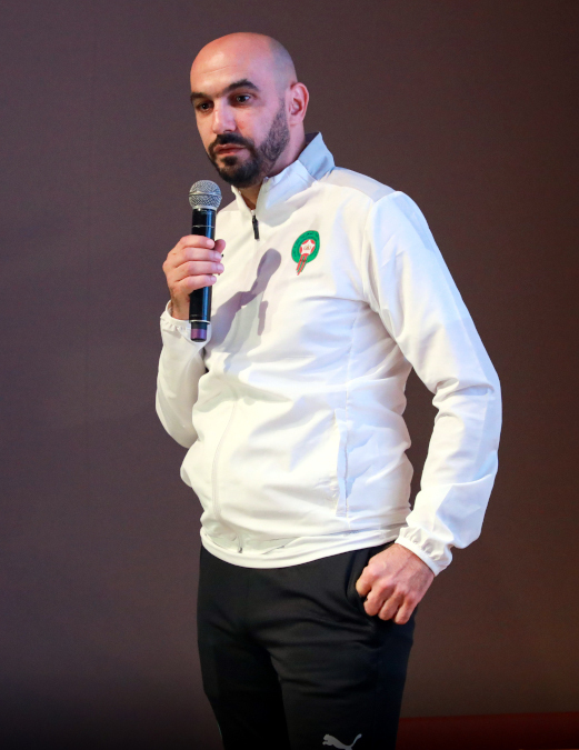 Walid Regragui, entrenador del combinado nacional de Marruecos - PHOTO/FRFM