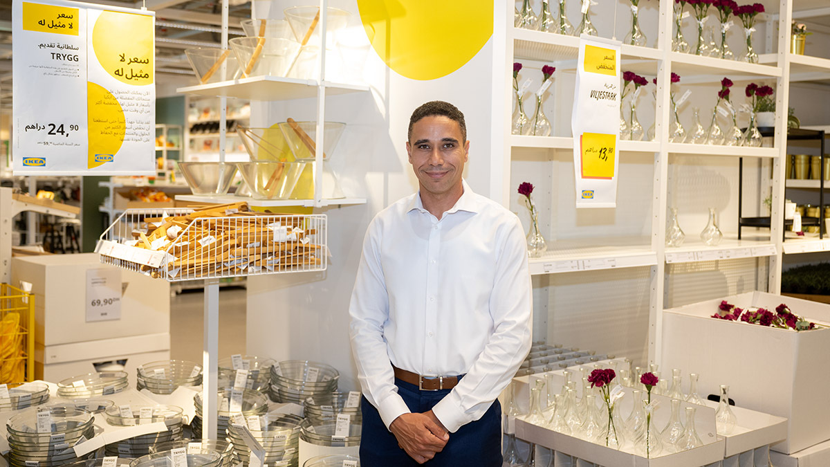 Chakir Berrada, director gerente de IKEA Tetuán - ATALAYAR/GUILLERMO LÓPEZ