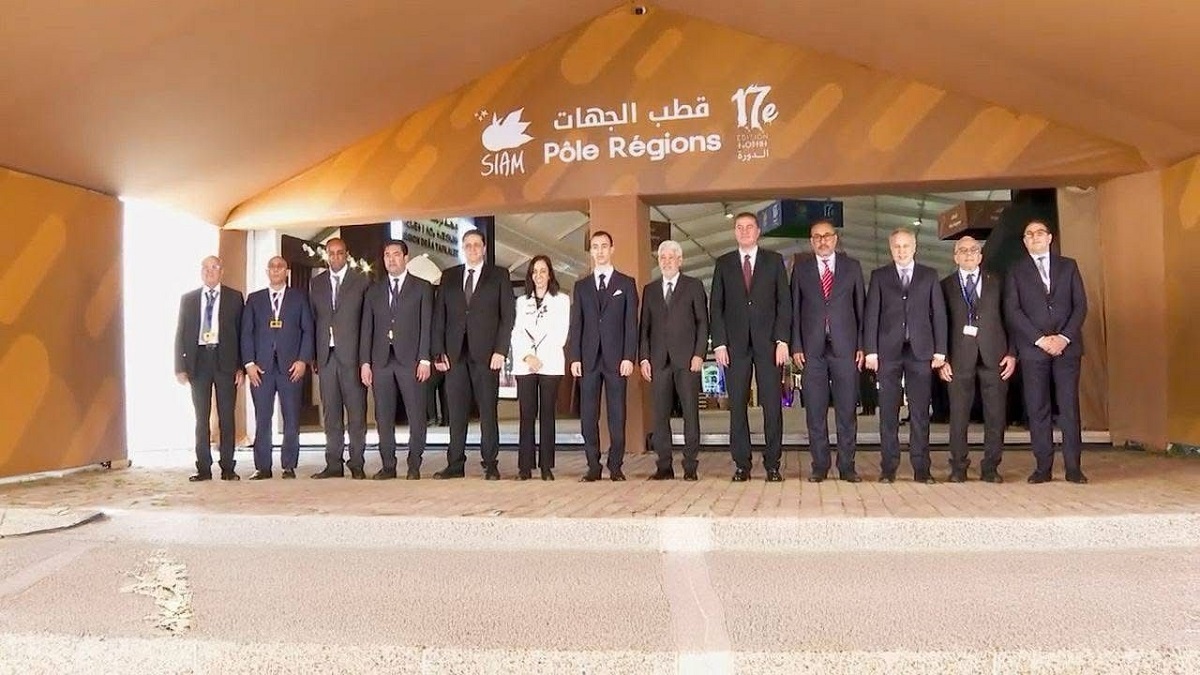 El príncipe Moulay El Hassan en el salón SIAM de Marruecos