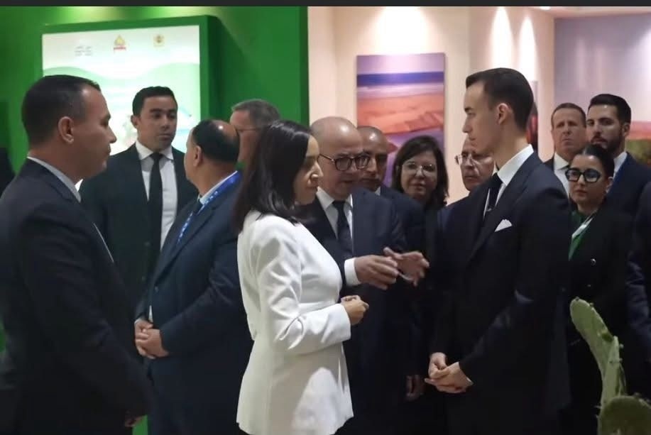 El príncipe Moulay El Hassan en el salón SIAM de Marruecos
