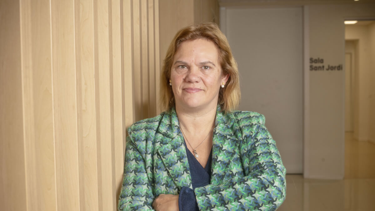 Meritxell Teixidó es la directora ejecutiva y cofundadora de Gate2Brain. © Adrián Quiroga. Fundación "la Caixa"