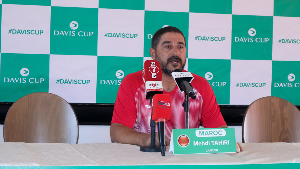 Mehdi Tahiri, capitán y hombre clave de los éxitos de los jóvenes talentos del tenis marroquí - PHOTO/REAL FEDERACIÓN MARROQUÍ DE TENIS