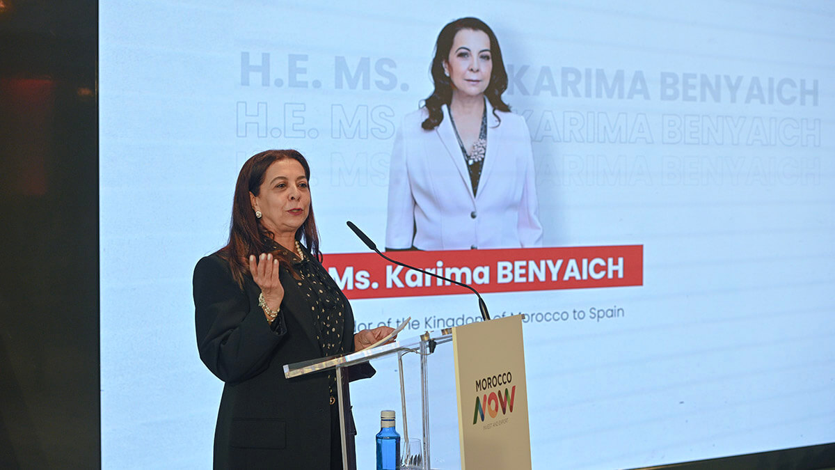 Karima Benyaich, embajadora de Marruecos en España - PHOTO/ATALAYAR/GUILLERMO LÓPEZ