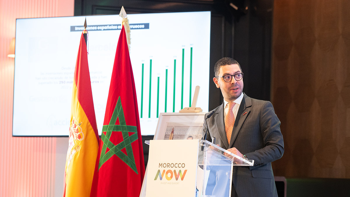 Hicham Chaoudri, director de inversiones del Ministerio de Inversión, Convergencia y Evaluación de las Políticas Públicas - ATALAYAR/GUILLERMO LÓPEZ
