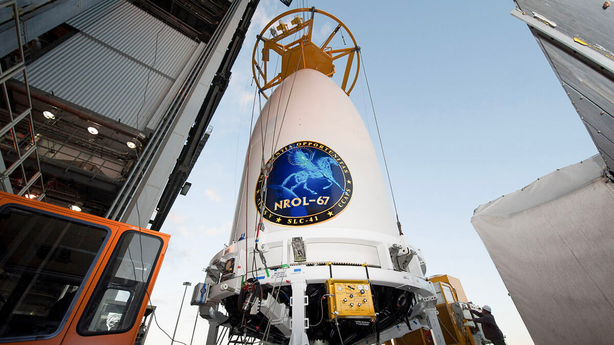 Desde que Trump ocupa el despacho Oval, la Fuerza Espacial ha hecho despegar un total de seis lanzamientos para la NRO, tres de ellos para la Arquitectura Proliferada y otros dos para otros tipos de satélites espía - PHOTO/ULA 