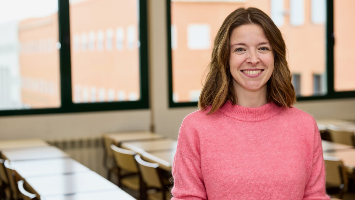 <p>Clara González Sanguino, doctora en Psicología Clínica - PHOTO/CHISCO SANTIAGO/ Fundación ”la Caixa”</p>