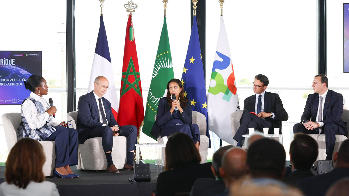Sandra Kassab, directora del Departamento de África de la Agencia Francesa de Desarrollo; junto a Siby Diabira, directora Regional para África Austral y Océano Índico Proparco; y Ali Seddiki, director general de la Agencia Marroquí para el Desarrollo de las Inversiones y las Exportaciones (AMDIE) - PHOTO/ AMDIE