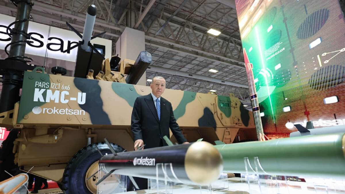El presidente Erdogan ha potenciado su sector militar. La imagen es la inauguración de la Feria Internacional de Defensa de Turquía, IDEF, cuya 17ª edición será en Estambul a finales del mes de julio - PHOTO/Presidency Of The Republic Of Türkiye