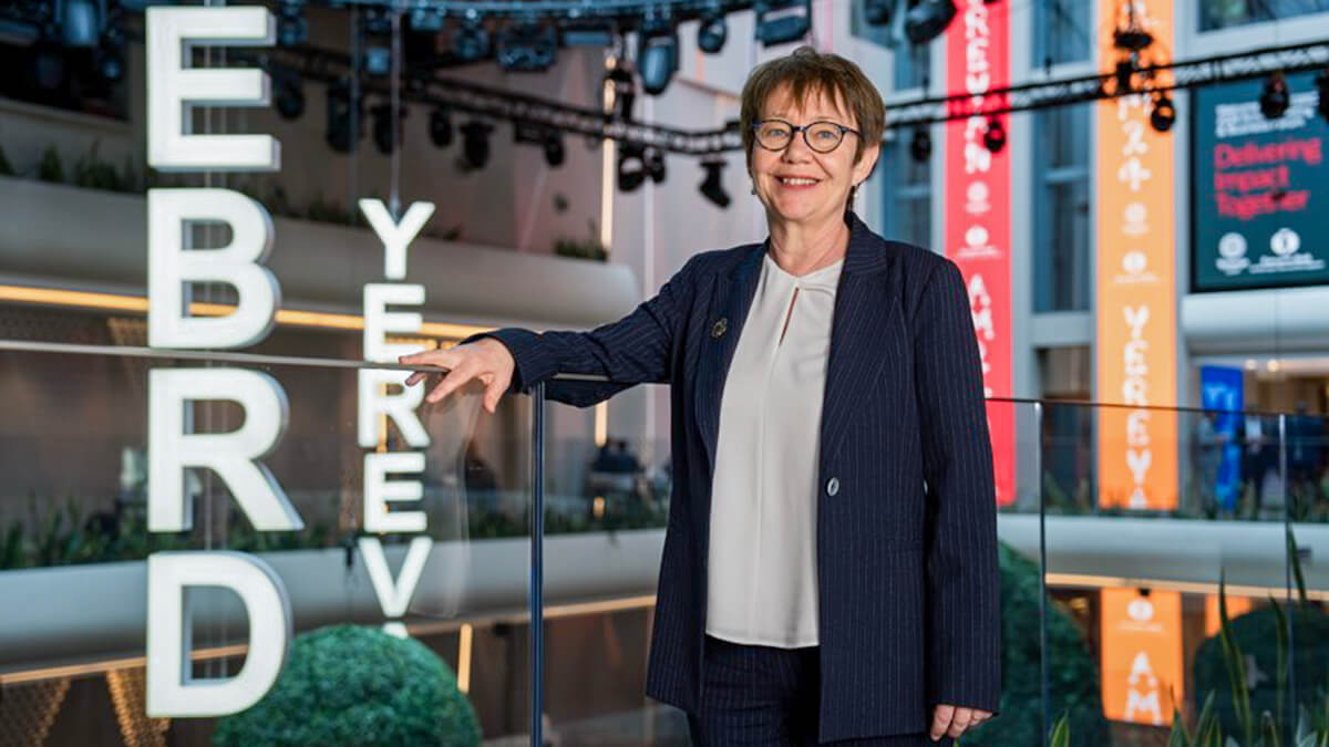 <p>Odile Renaud-Basso, presidenta de la BERD - PHOTO/BERD</p>
