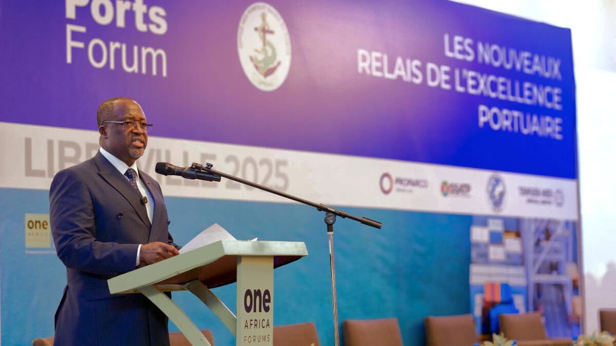 Martin Boguikouma, director general de la Office des Ports et Rades du Gabón (OPARG) - PHOTO/OPRAG
