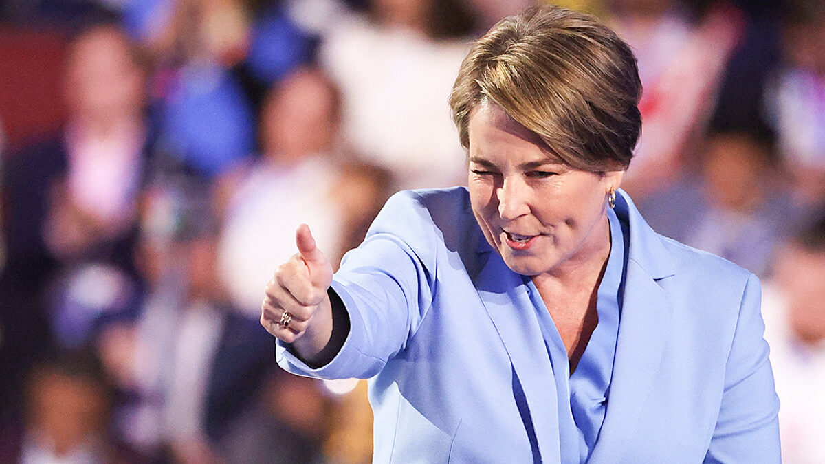 <p paraid="1945196627" paraeid="{84820ee1-7123-4cbf-b38f-e046114508b9}{29}">La gobernadora de Massachusetts, Maura Healey - REUTERS/ BRENDAN McDERMID</p>