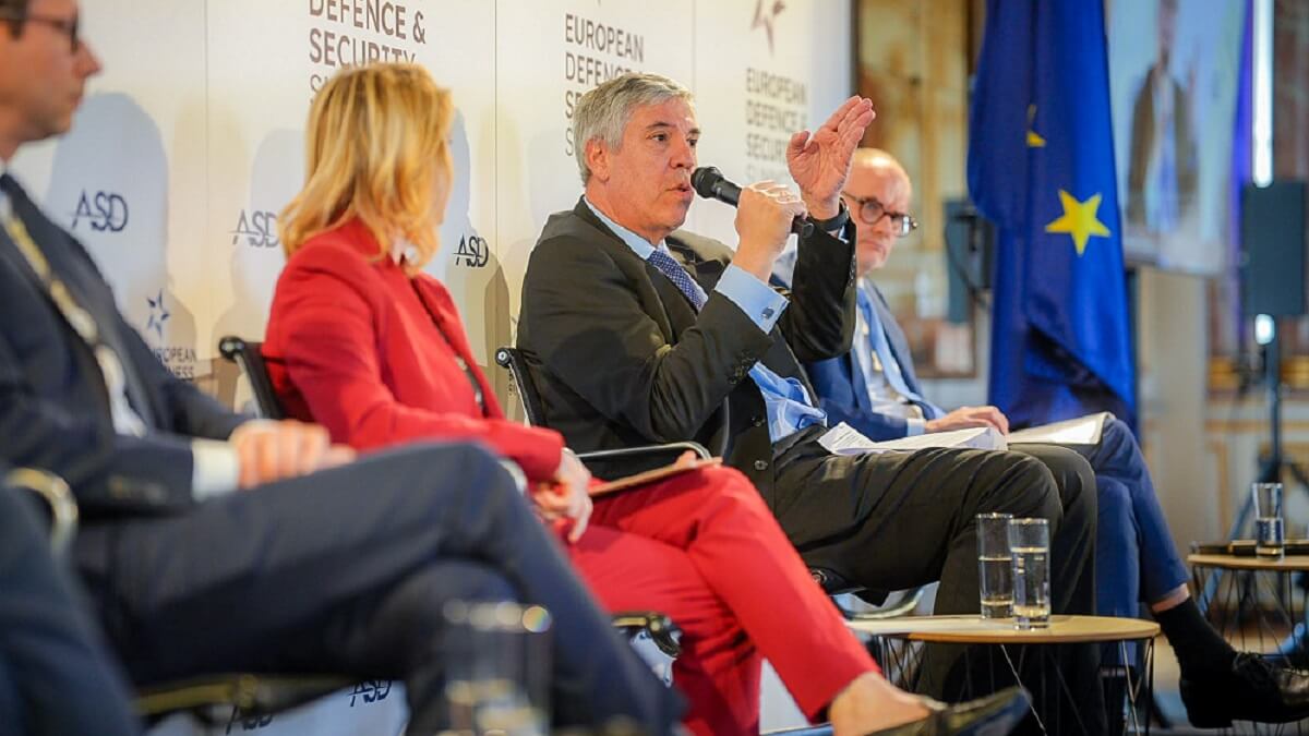 José Vicente de los Mozos, CEO de Indra Group, en la European Defence Security Summit