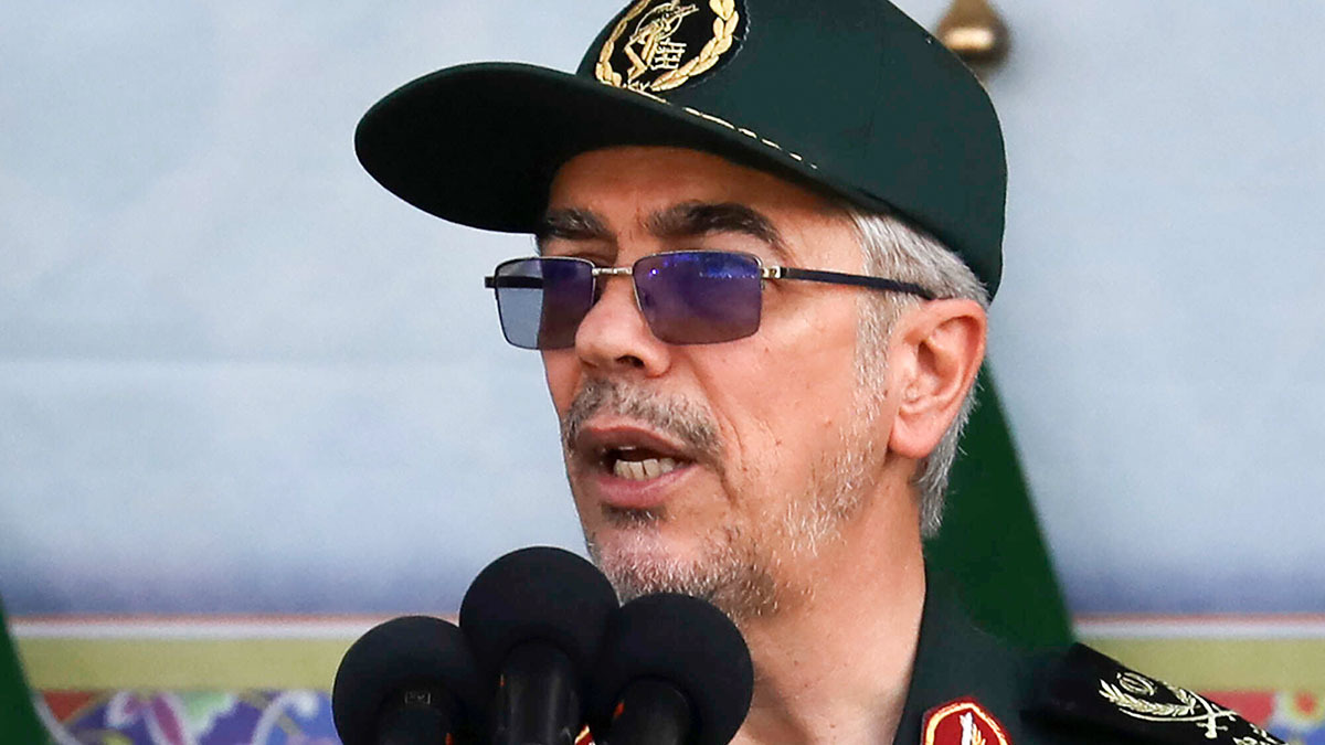 El jefe del Estado Mayor de las Fuerzas Armadas de Irán, general Mohammad Hossein Bagheri - AP/ VAHID SALEMI