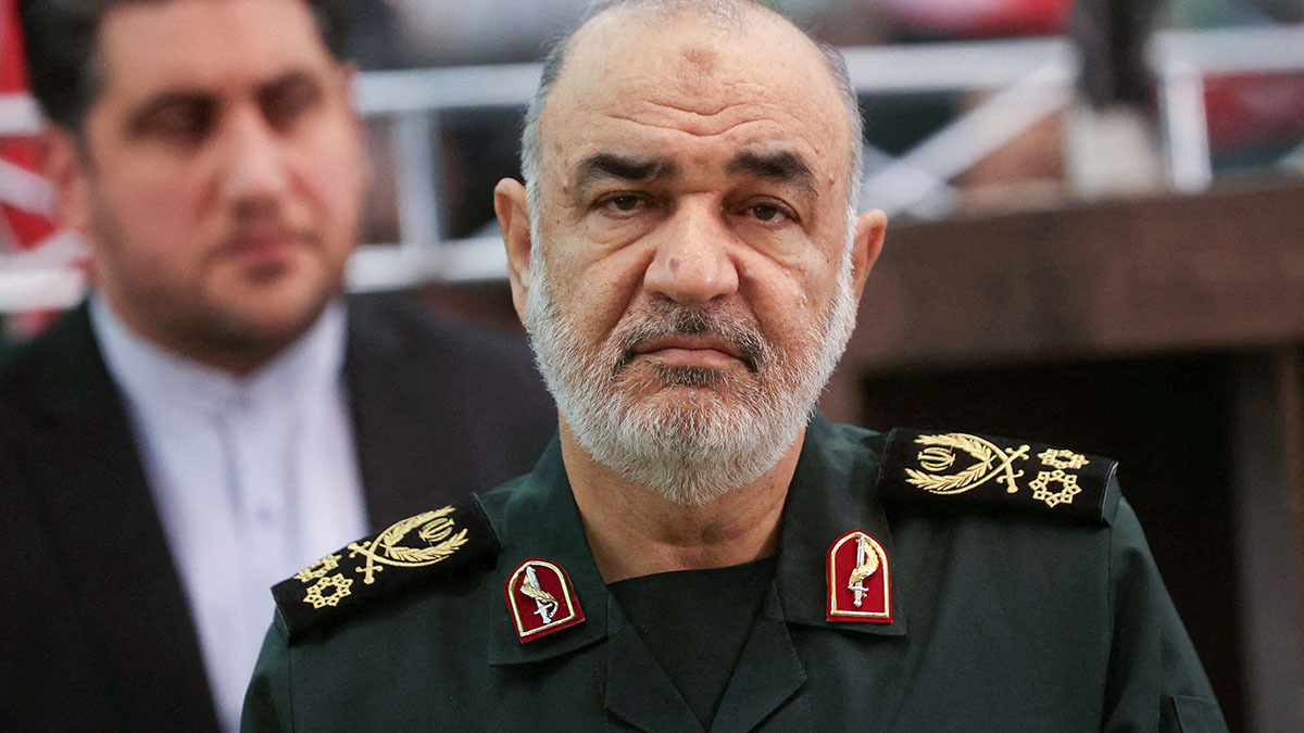 El comandante en jefe del Cuerpo de la Guardia Revolucionaria Islámica (CGRI), el general Hossein Salami - PHOTO/ Majid Asgaripour/WANA (Agencia de Noticias de Asia Occidental) vía REUTERS