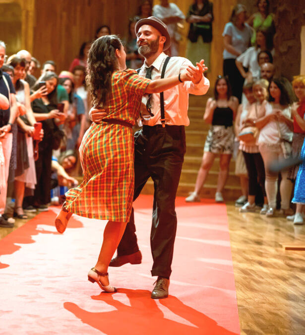 <p>Una imagen de la Noche de swing en CaixaForum Madrid - Fundación "la Caixa"</p>