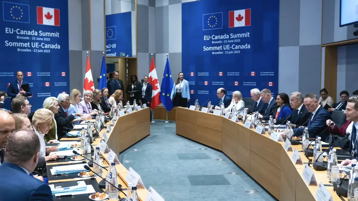 Cumbre Canadá-Europa del 23 de junio de 2025 - PHOTO/PRESIDENCIA DE CANADÁ