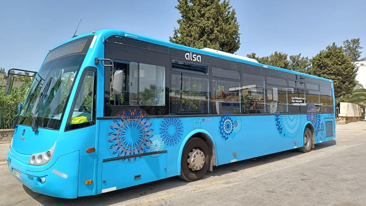 Autobús de ALSA en Marruecos - PHOTO/ATALAYAR
