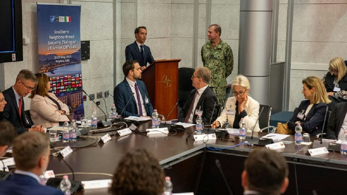 El Diálogo de Seguridad de Altos Funcionarios de la OTAN para la Vecindad Sur celebrado en Nápoles contó con la presencia de representantes de los países socios y de diferentes organizaciones regionales - PHOTO/OTAN