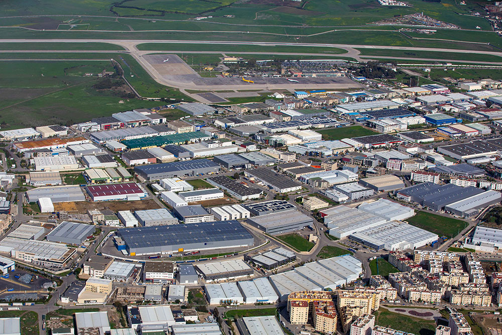 Plataforma industrial de Tánger Med - PHOTO/Tánger Med
