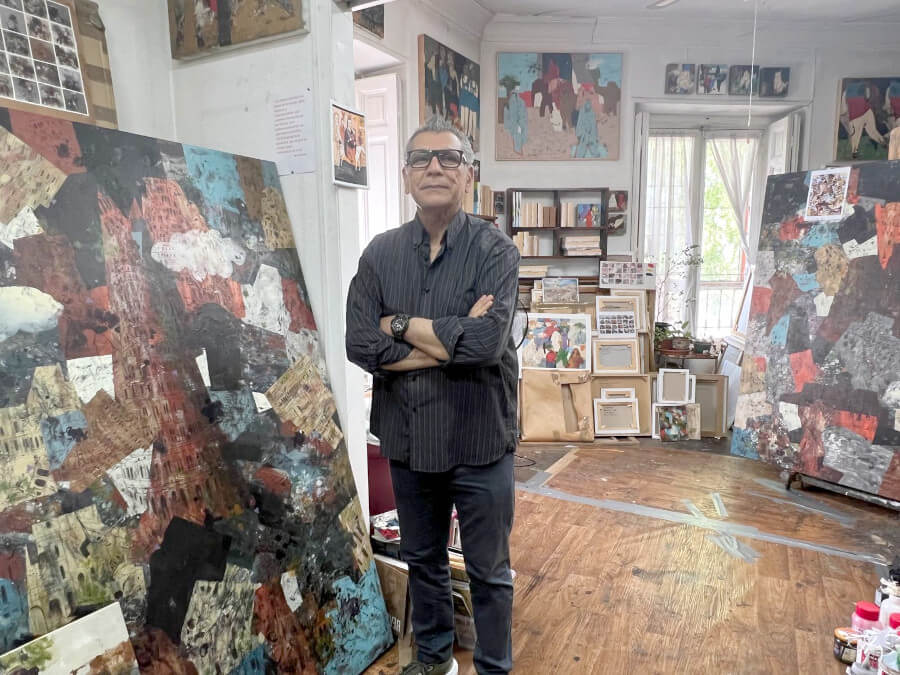 Hanoos Hanoos, pintor iraquí - PHOTO/ATALAYAR