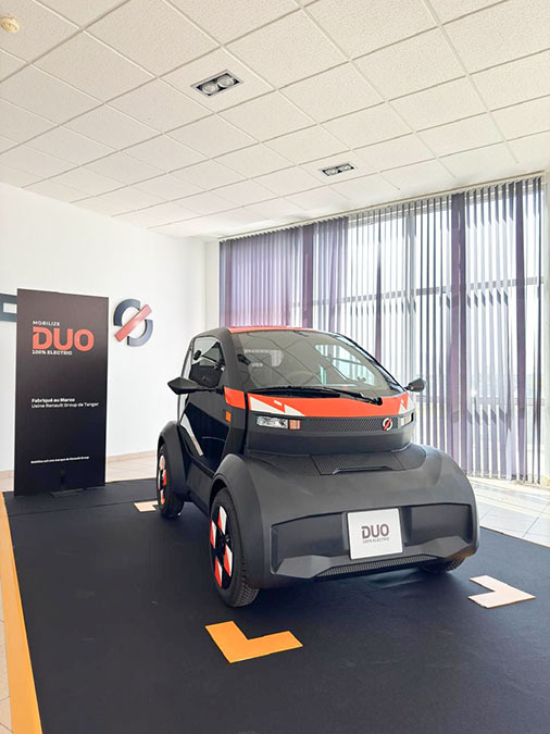 Modelo del primer vehículo eléctrico 100 % producido en Marruecos: Mobilize DUO - PHOTO/RENAULT MAROC