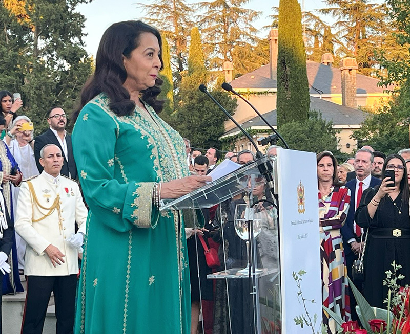 Karima Benyaich, embajadora de Marruecos en España - PHOTO/ATALAYAR