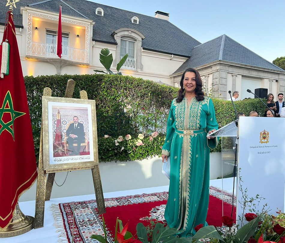 Karima Benyaich, embajadora de Marruecos en España - PHOTO/ATALAYAR