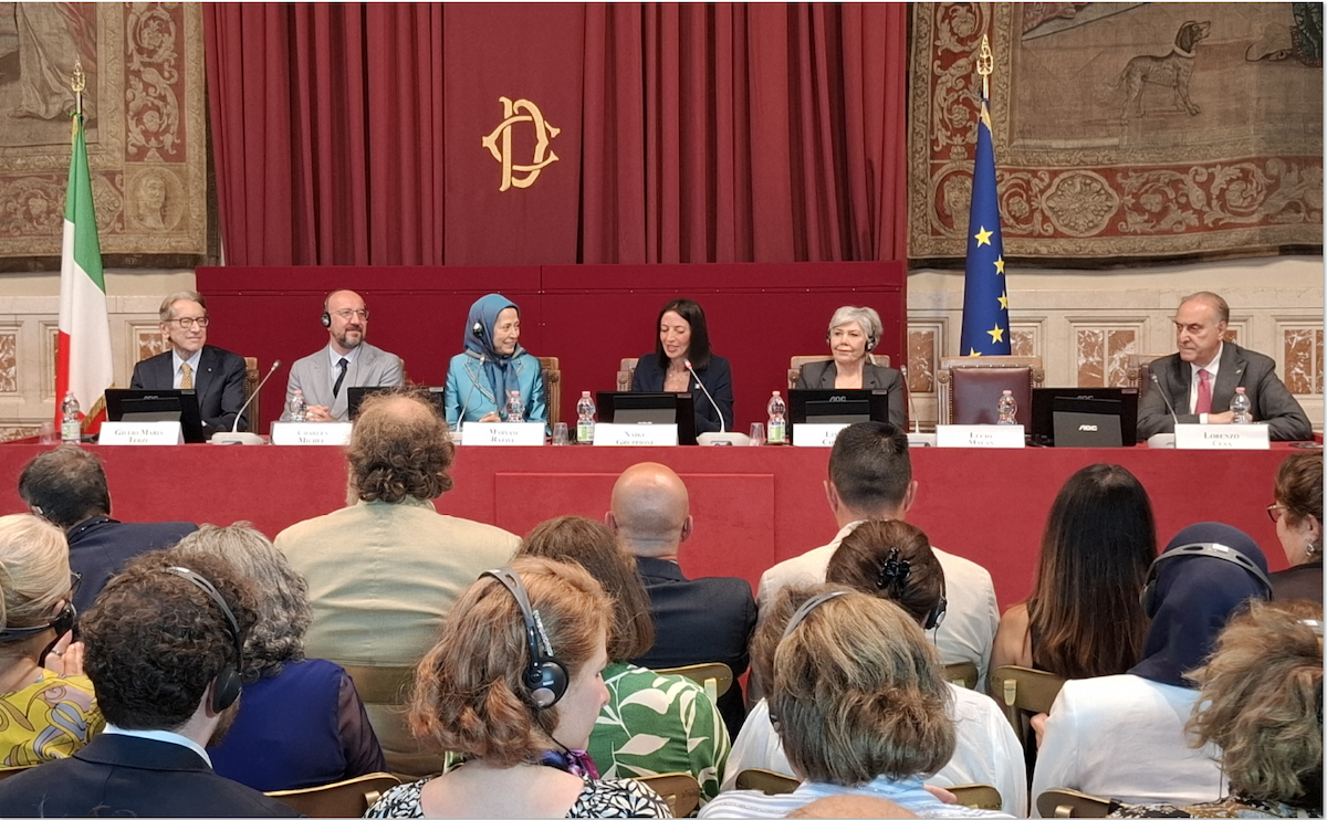 Maryam Rajavi roma