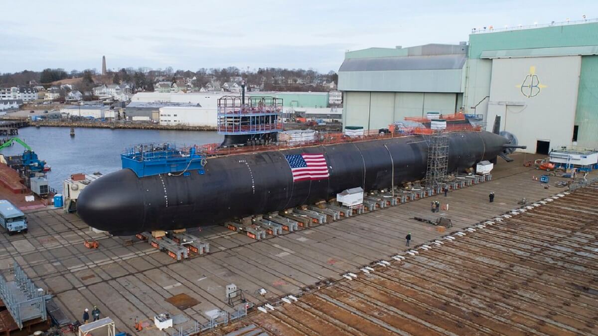 La US Navy cuenta con una gran flota de submarinos lanza misiles SLBM y de ataque, todos de propulsión nuclear, como el USS South Dakota SSN-790 de la clase Los Ángeles, botado en octubre de 2017 - PHOTO/General Dynamics Electric Boat