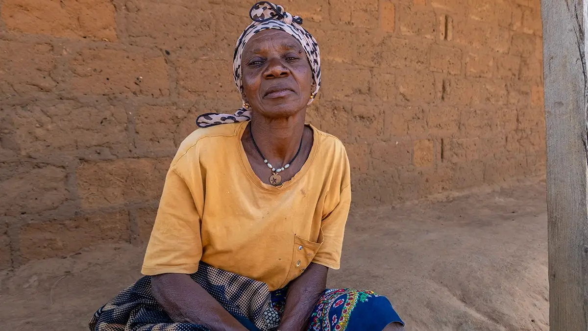 Rosalina Maciel, huyó de su aldea en el sur de Cabo Delgado tras los ataques que azotaron la región - MARÍLIA GURGEL /MSF