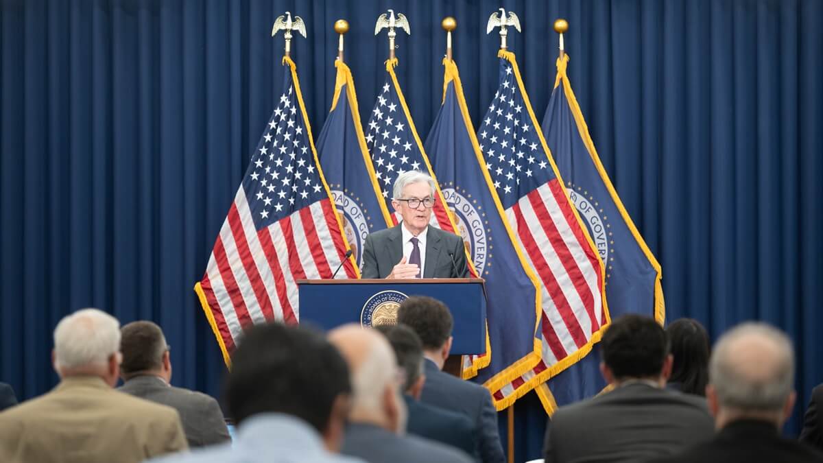 El presidente de la Reserva Federal, Jerome Powell, comparece ante la prensa tras la reunión del Consejo de la Fed del 30 de julio de 2025 - PHOTO/FEDERAL RESERVE
