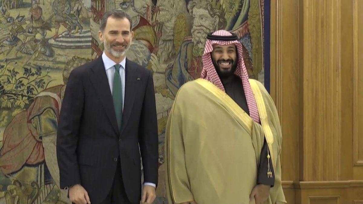 Felipe VI rey Bin Salman