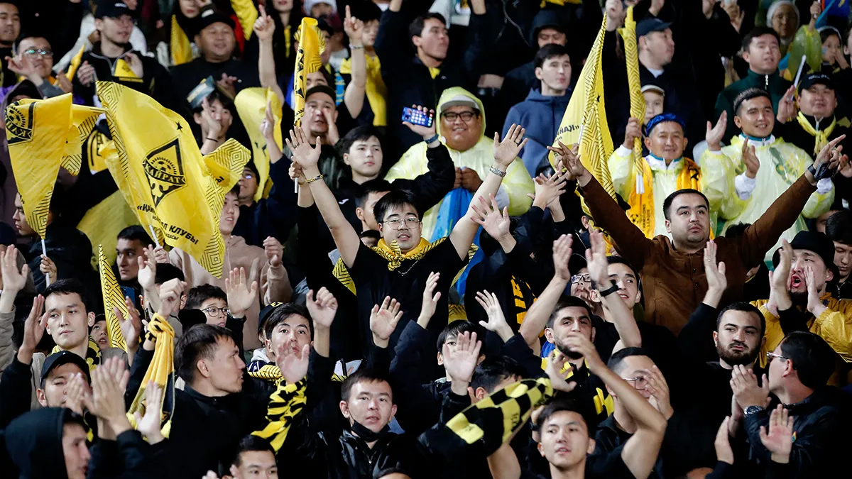 <p>Aficionados del Kairat - REUTERS/ PAVEL MIKHEYEV </p>
