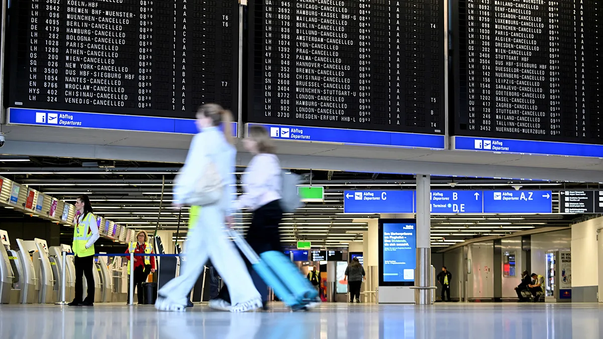 <p>Aeropuerto de Frankfurt - REUTERS/ JANA RODENBUSCH</p>
