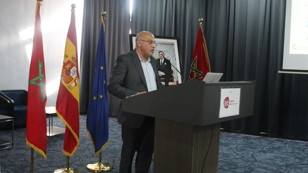 Ali Achaach, senior manager de Business Development de Tánger Med - PHOTO/KHADIJA TAOUIL