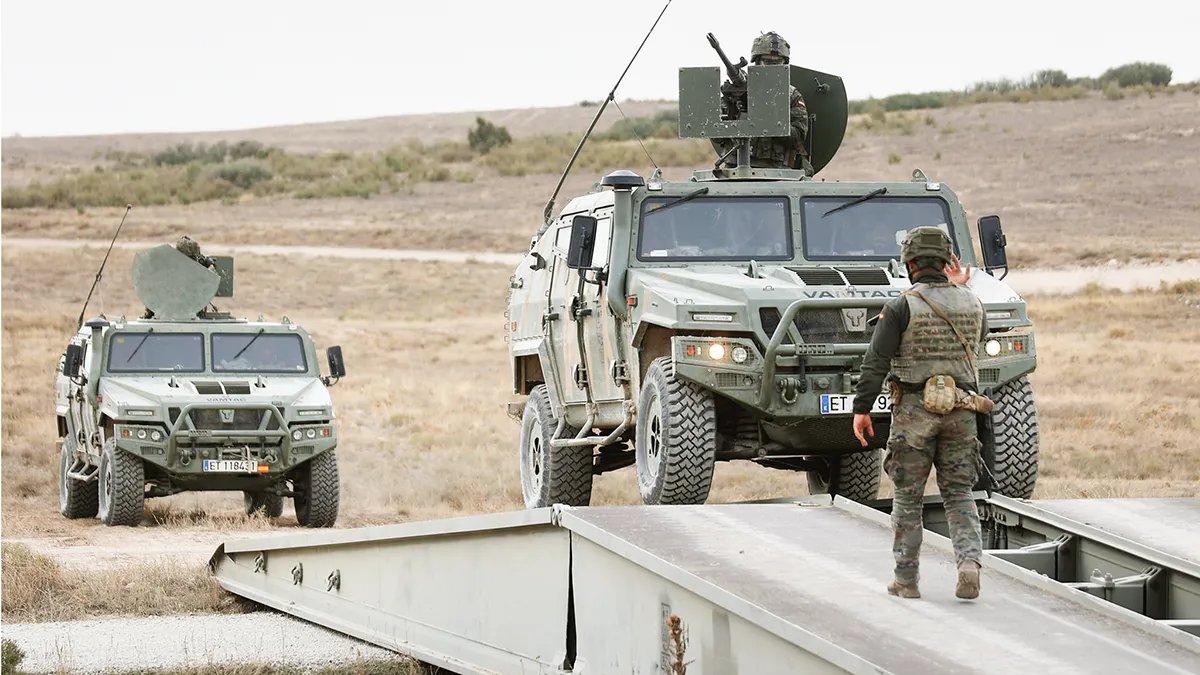 El componente de sistemas terrestres aportó 2.154 millones (23%) a las ventas de la industria de defensa española, que está encabezada por la parte aeronáutica militar, que acapara el 61,13% del total de la facturación - PHOTO/Ejército de Tierra