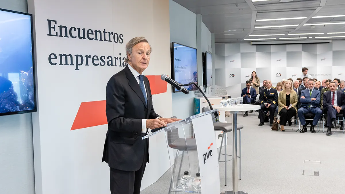 <p>El presidente de TEDAE, Ricardo Martí Fluxá, valora en especial el efecto tractor de las empresas de su Asociación que, por su conocimiento, multiplican su impacto en la economía nacional y abren oportunidades a las PYME y startups - PHOTO/TEDAE</p>
