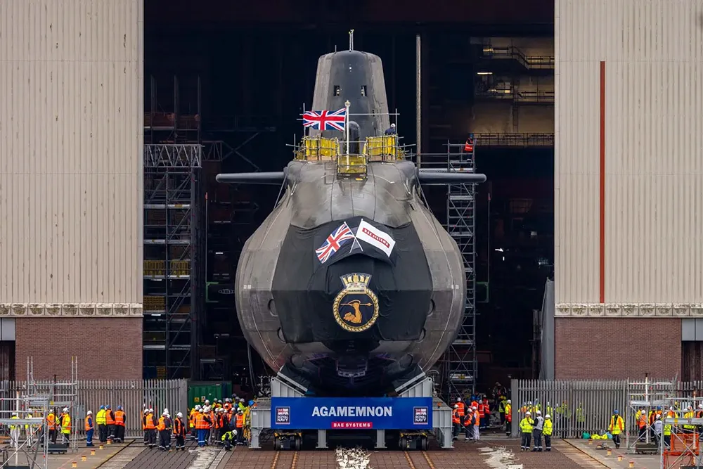 BAE Systems engloba grandes capacidades industriales y tecnológicas, incluidos astilleros para la construcción de buques de guerra de superficie y submarinos de propulsión nuclear como el Agamemnon, clase Astute - PHOTO/Royal Navy-BAE Systems