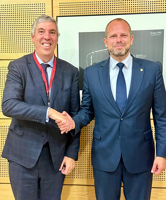 José Vicente de los Mozos y Theo Francken